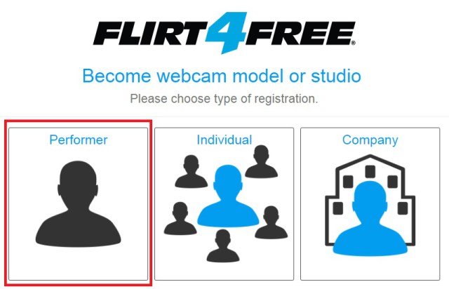 Регистрация-вебкам-моделью-Flirt4Free-этап-3-выбор-типа-аккаунта